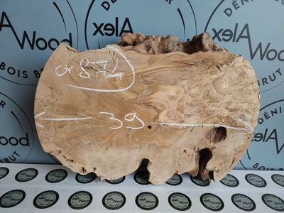 ​Disque en bois d'olivier pour une décoration unique - OV874
