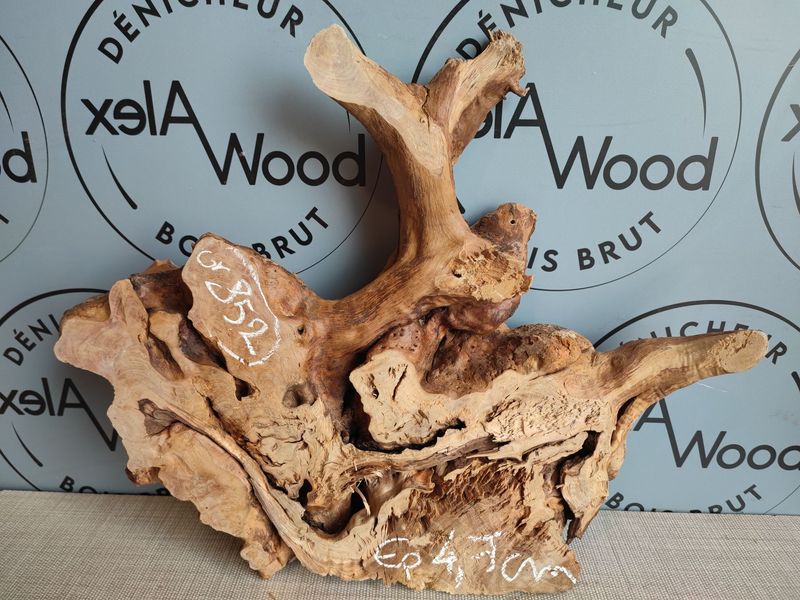 ​Plateau en racine d'olivier pour table en résine époxy - OV852