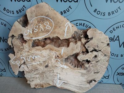 Rondelle de bois d'olivier - OV838