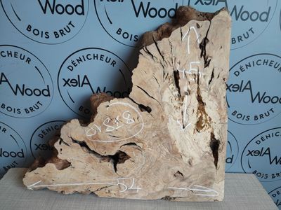 Plateau de bois d'olivier idéal résine époxy - OV818
