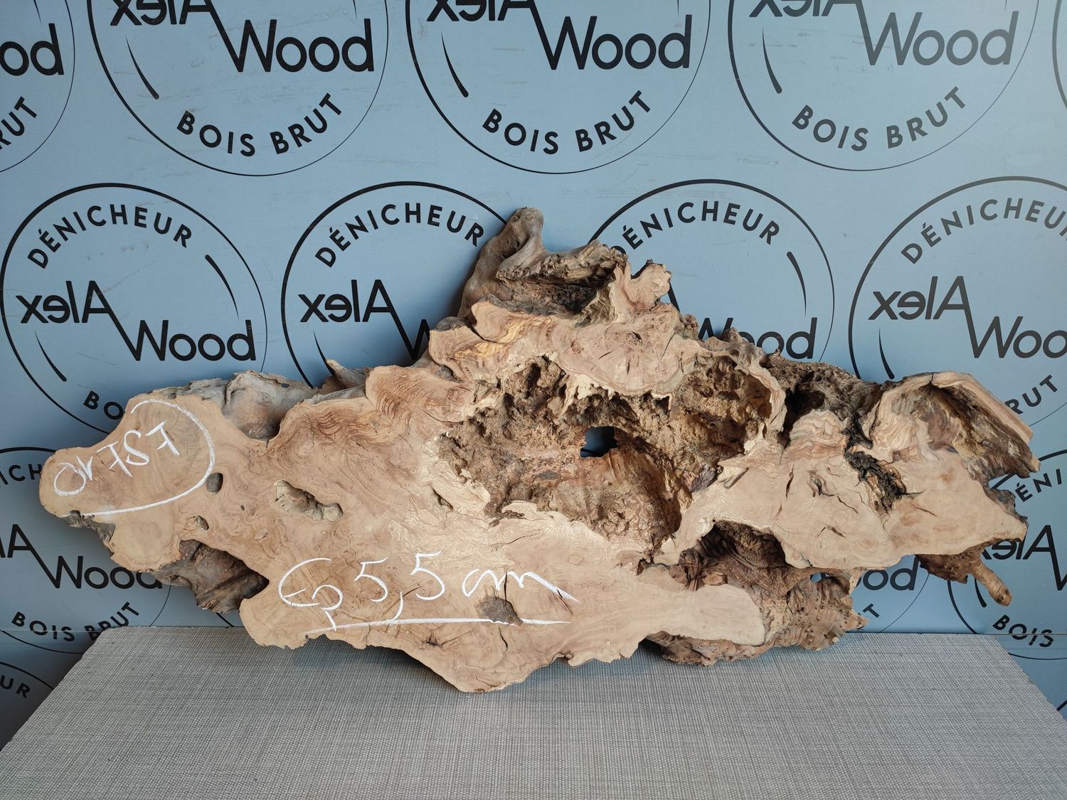Bois brut d'olivier idéal table basse - OV787
