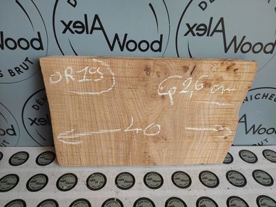 Petite planche d'orme bois brut - OR19