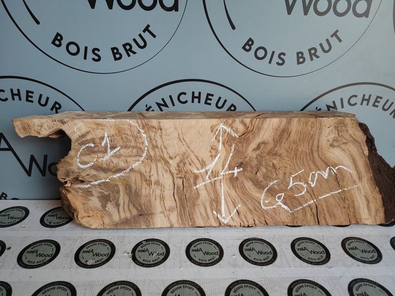 Bois brut bloc de chêne - C1.2
