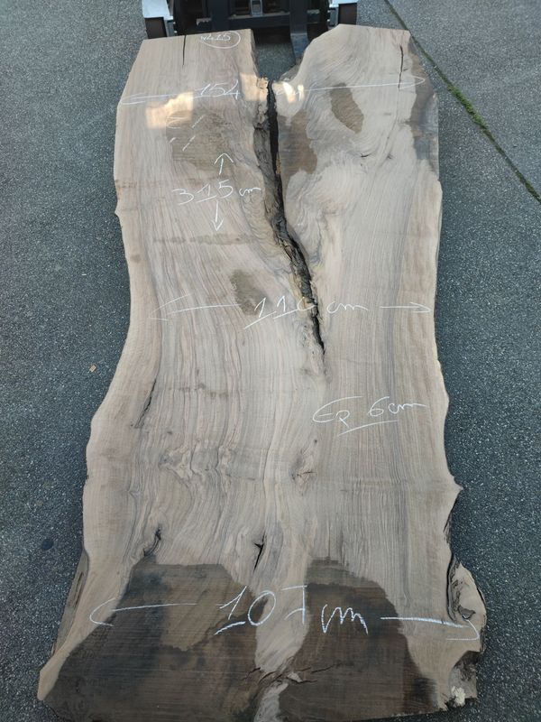 Plateau Bois Noyer XXL - N415