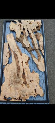 Lot 4 plateaux de résine