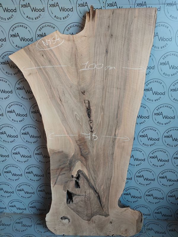 Plateau en noyer massif raboté — parfait pour vos projets bois et design