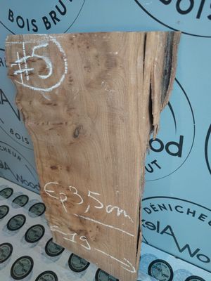 Petite planche en loupe d’orme - Bois brut pour DIY et créations maison Petite planche en loupe d’orme - Bois brut pour DIY et créations maison