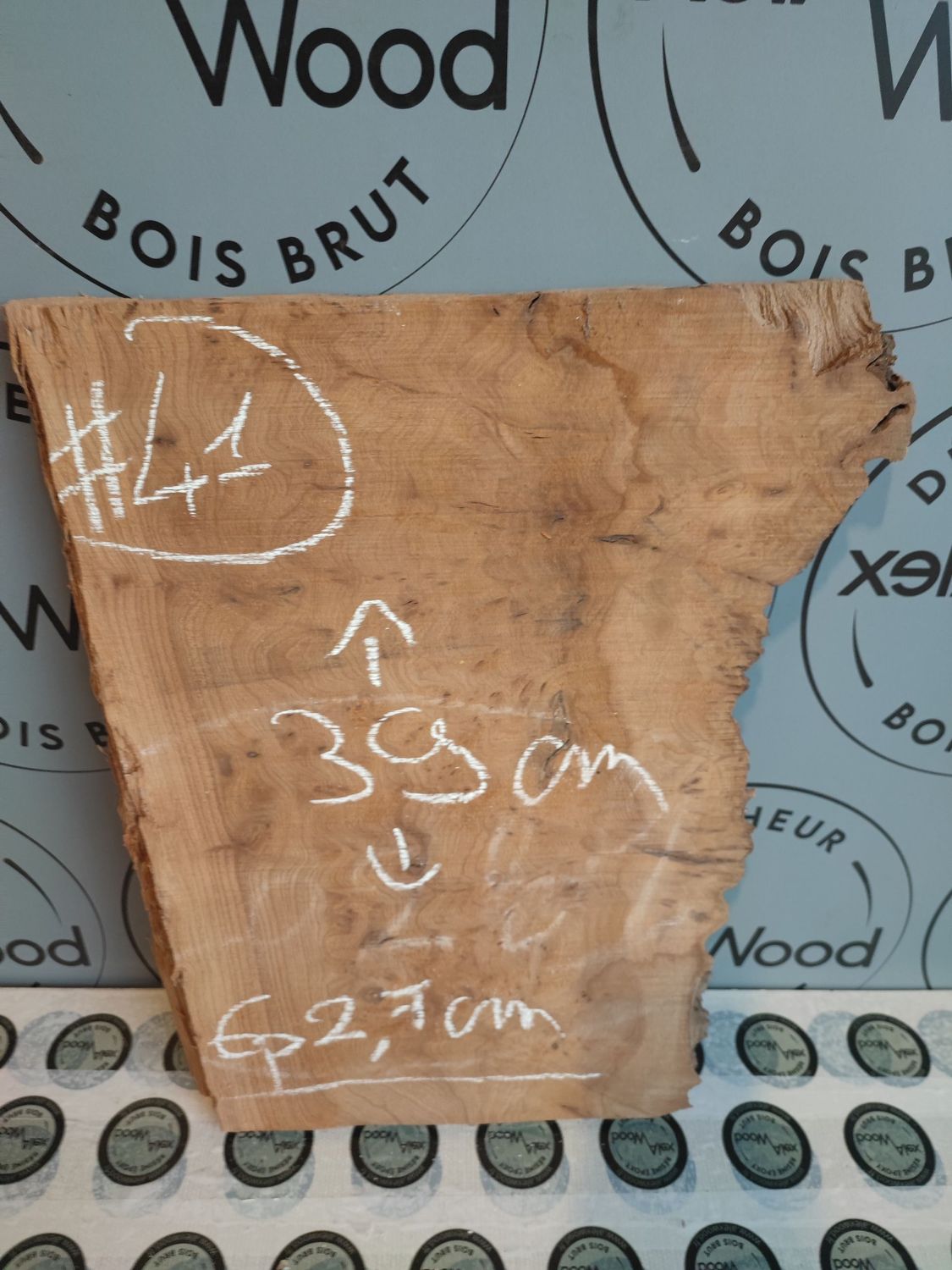 Planche loupe d’orme pour création artisanale