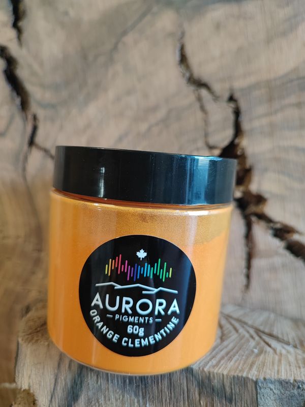 Pigments métalliques Aurora ORANGE - CLEMINTINE | Spécial résine époxy