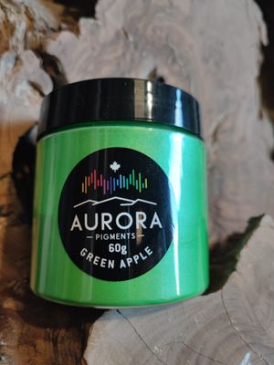 Pigments métalliques Aurora VERT - GREEN APPLE | Spécial résine époxy Pigments métalliques Aurora VERT - GREEN APPLE | Spécial résine époxy