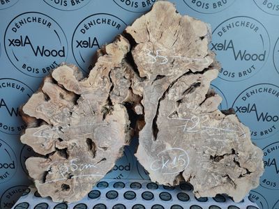 Disque raboté bois d'olivier massif Disque raboté bois d'olivier massif