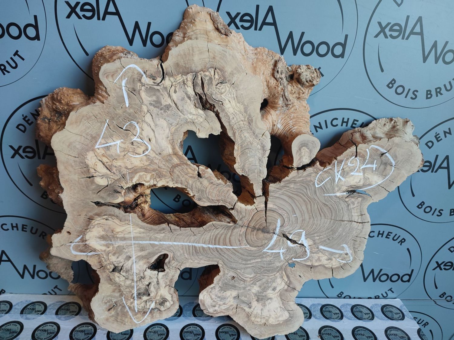 Rondelle bois d'olivier Rondelle bois d'olivier