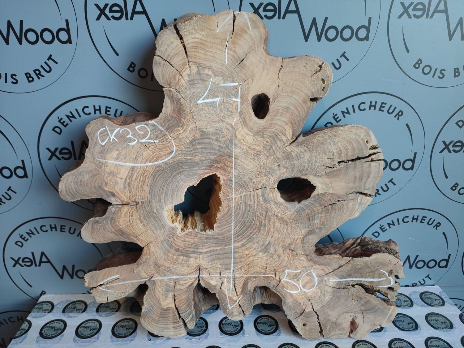 Rondelle bois d'olivier Rondelle bois d'olivier