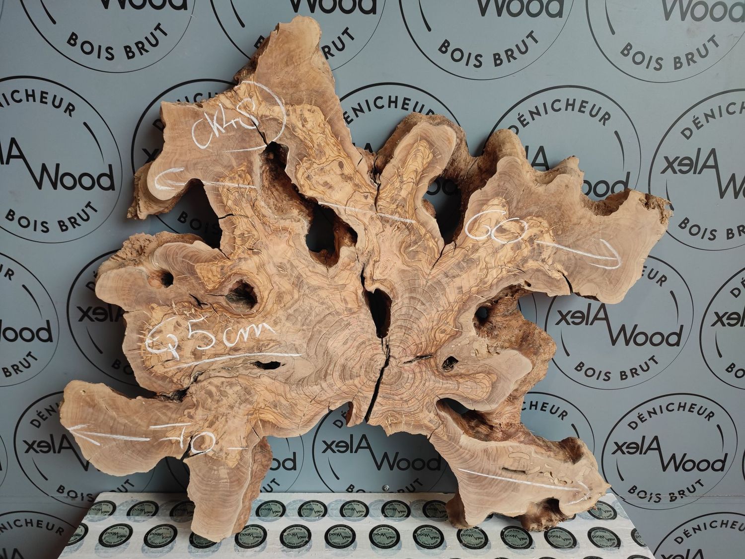 Cookie d’Olivier – Pièce rare pour créations artistiques & résine époxy Rondelle d'olivier - Projet DIY résine époxy - Toulouse - AlexWood