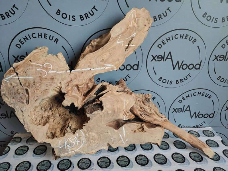 Rondelle d’olivier sculptée par la nature, prête pour résine Rondelle d’olivier sculptée par la nature, prête pour résine