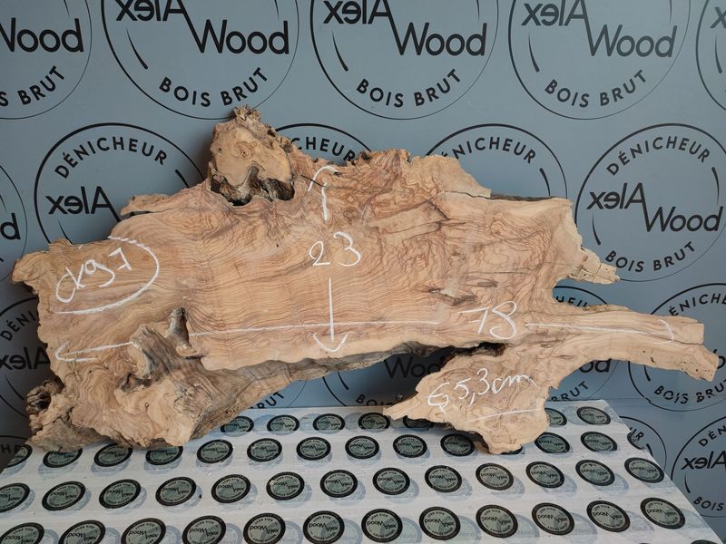 Plateau d’olivier pour objet déco et petite table