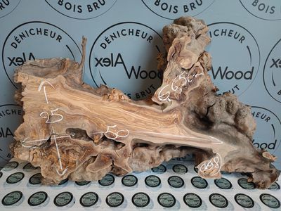 Plateau d’olivier large pour table d’appoint Plateau d’olivier large pour table d’appoint