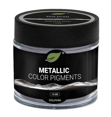 Pigments Métalliques Ecopoxy GRIS DOLPHIN - Spécial résine époxy Pigment métallique gris ECOPOXY