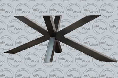 Pied de table en métal Mikado Medium Pied de table mikado acier fabrication française