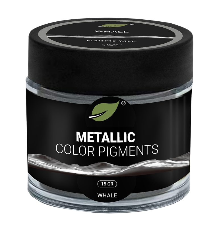 Pigments métalliques Ecopoxy GRIS WHALE - Spécial résine époxy Pigments gris ECOPOXY pour résine époxy
