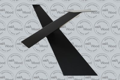 Pied de table croisé en acier pour table à manger XXL - SERRA240 Pied de table design acier fabrication française