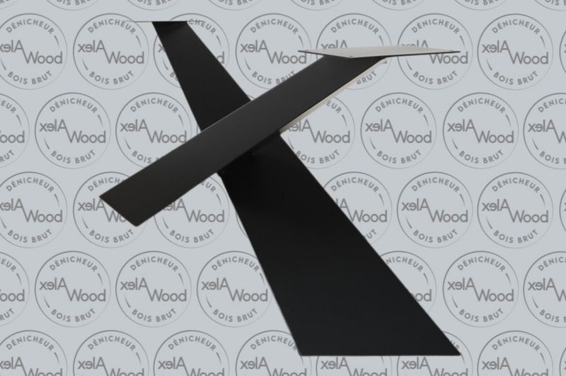 Pied de table design acier fabrication française