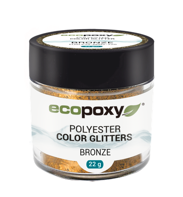 Paillettes de polyester Ecopoxy BRONZE - Spécial résine époxy