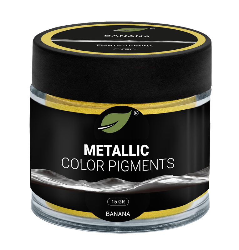 Pigments métalliques Ecopoxy JAUNE BANANA - Spécial résine époxy Pigments pour résine époxy
