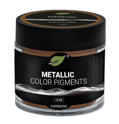 Pigments métalliques Ecopoxy ESPRESSO - Spécial résine époxy Pigment métallique effet espresso pour table résine