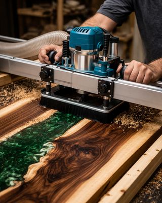 SURFAÇAGE ET APLANISSEMENT BOIS ET RÉSINE ÉPOXY