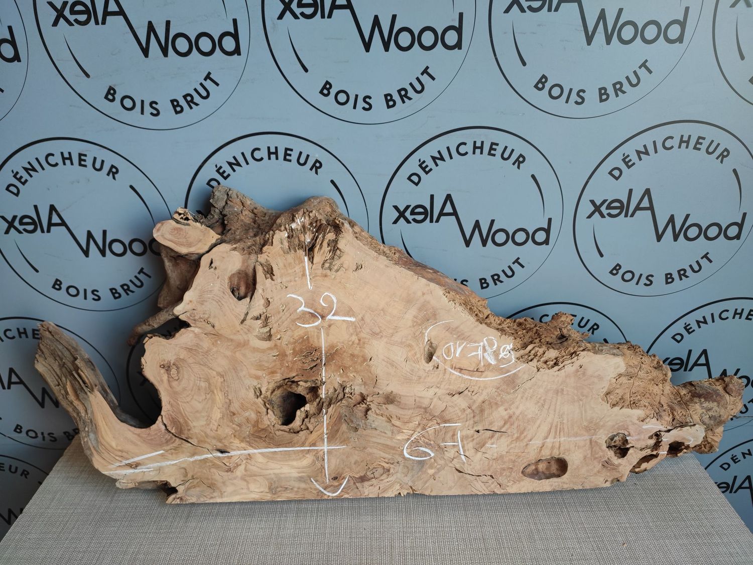 Plateau bois d'olivier formes originales - OV789