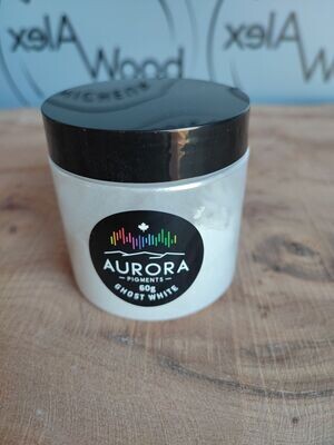 Pigments métalliques Aurora BLANC - GHOST WHITE Spécial résine époxy Pigments blancs pour résine époxy