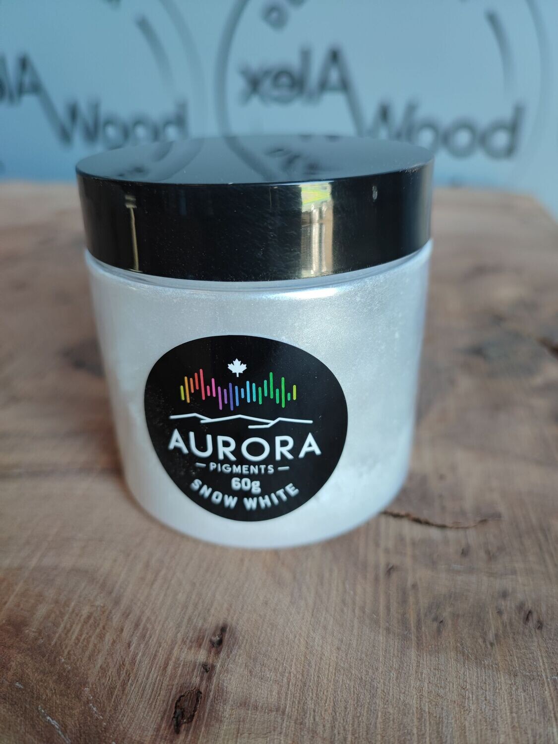 Pigment métallique blanc Snow White pour résine époxy – Aurora Pigments blancs pour résine époxy