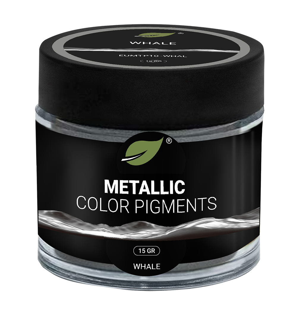Pigments métalliques Ecopoxy GRIS WHALE - Spécial résine époxy Pigments gris ECOPOXY pour résine époxy
