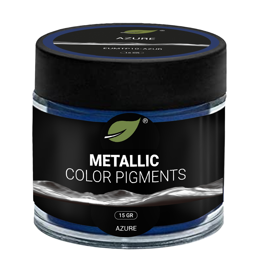 Pigments métalliques Ecopoxy BLEU AZURE - Spécial résine époxy Pigment Bleu Azure ECOPOXY création résine époxy