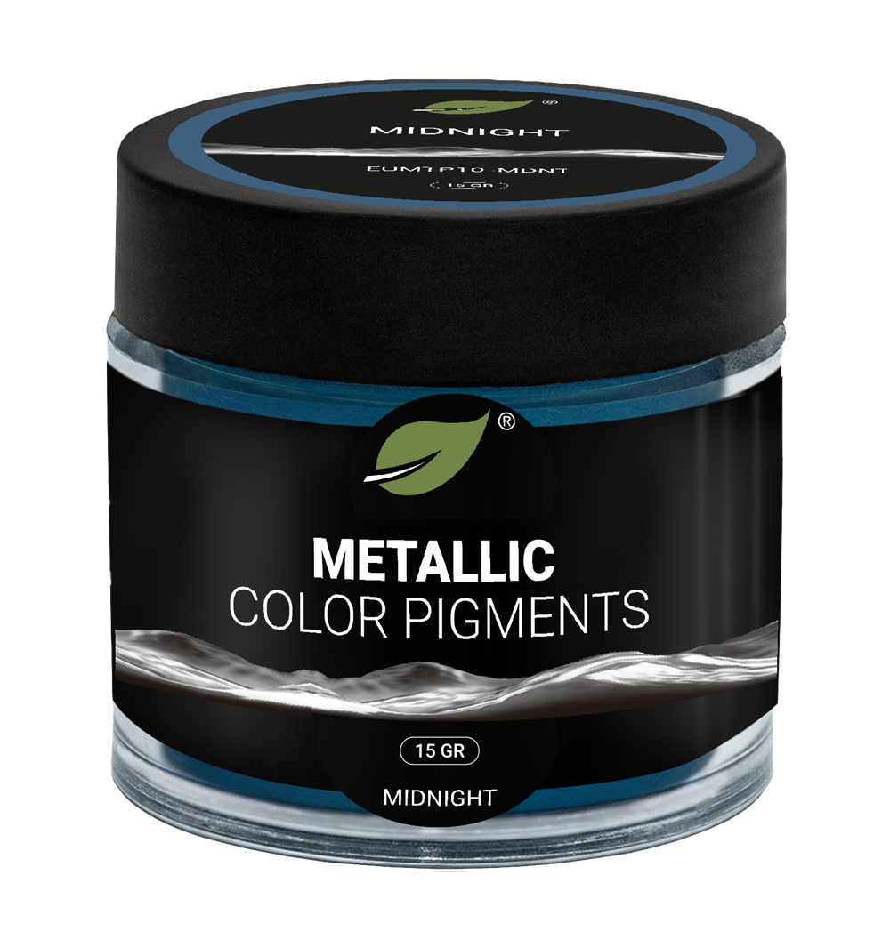 Pigments métalliques Ecopoxy Bleu MIDNIGHT - Spécial résine époxy Pigment bleu pour création époxy