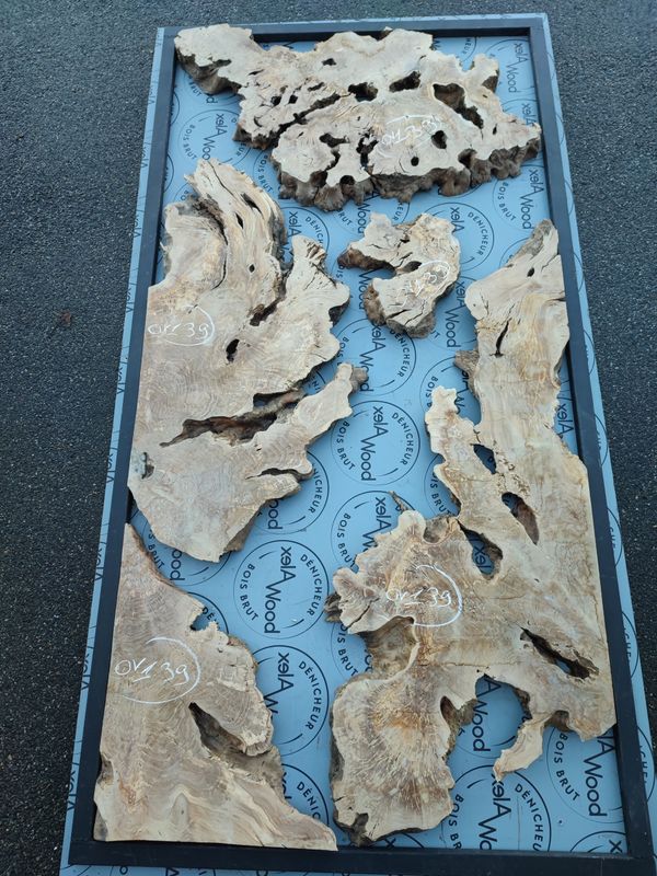 Kit table canyon bois d’olivier & résine époxy Kit table canyon bois d’olivier & résine époxy