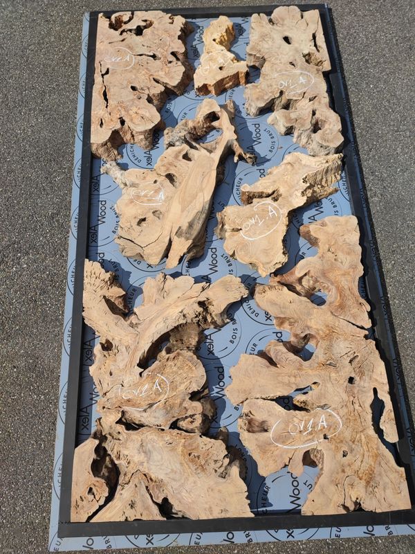 KIT BOIS D'OLIVIER ET RESINE EPOXY POUR TABLE CANYON KIT BOIS D'OLIVIER ET RESINE EPOXY POUR TABLE CANYON