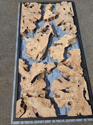 KIT BOIS D'OLIVIER ET RESINE EPOXY POUR TABLE CANYON KIT BOIS D'OLIVIER ET RESINE EPOXY POUR TABLE CANYON