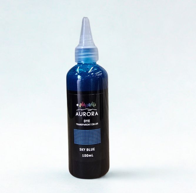 Pigment liquide translucide sky blue pour résine époxy – colorant 100 ml