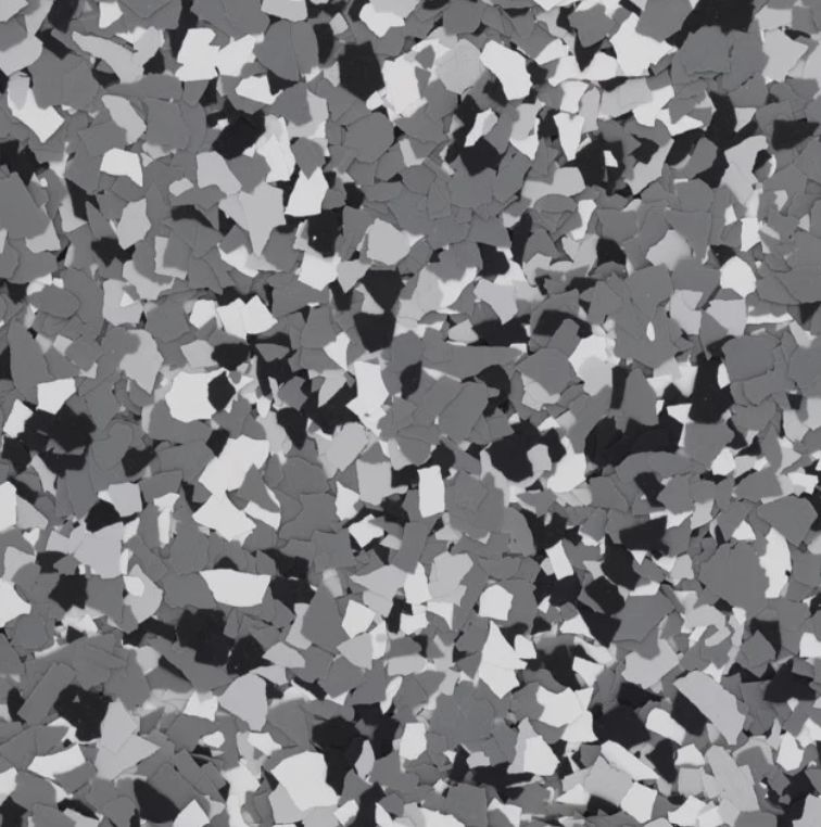 Flocons de Vinyle CHEMTEC WOMBAT – Sol Époxy Décoratif | Paquet 18,14 kg