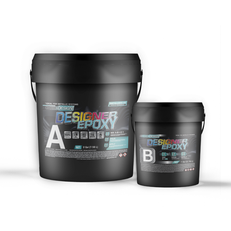 CHEMTEC CHEM DESIGN – Résine époxy pour sol métallisé