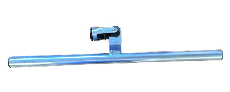 T-BAR 46 cm à tête pivotante 180° pour résine de sol métallique