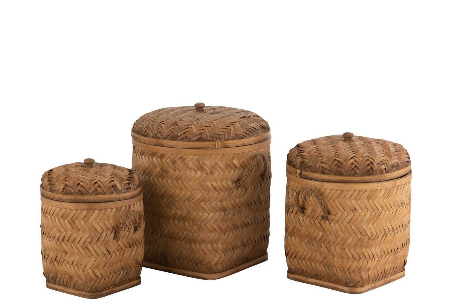 SET 3 CESTAS NATURAL ALMA BAMBU