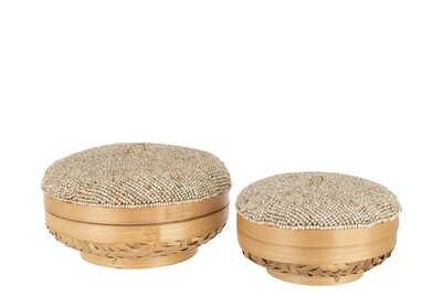 SET 2 CAJAS ELIA BAMBOO