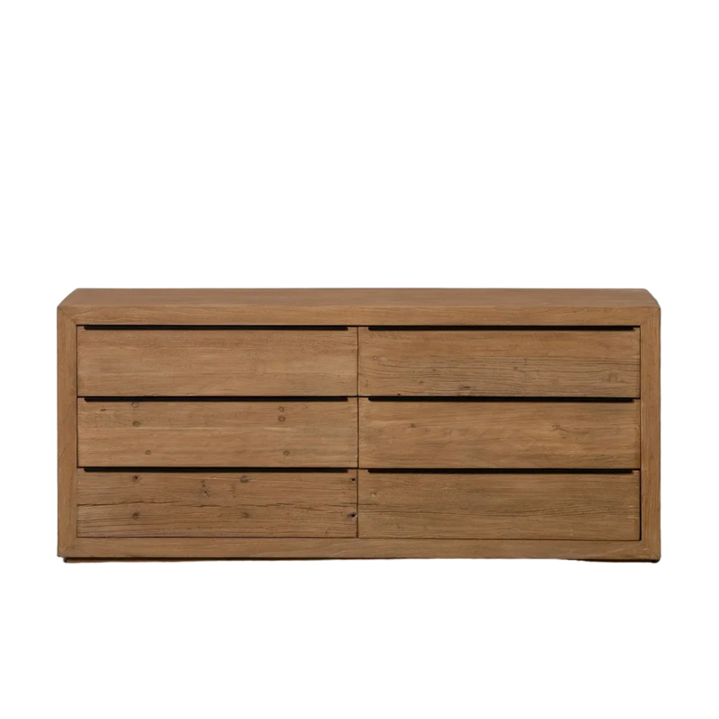 COMODA OLMO NATURAL 183x44x81 cm