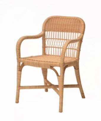 SILLA CON BRAZOS SPOKE RATTAN NATURAL