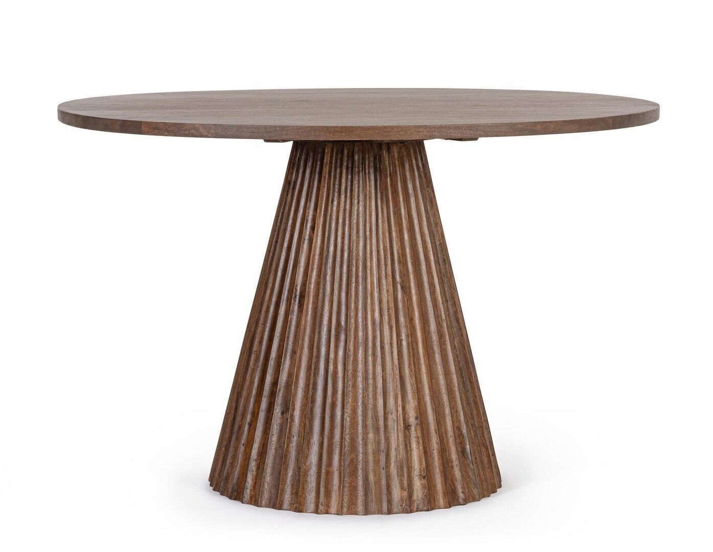 MESA COMEDOR OSARA MARRON Ø120x76 cm