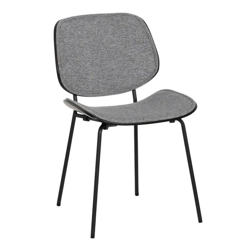 SILLA BERLINA NEGRO-GRIS