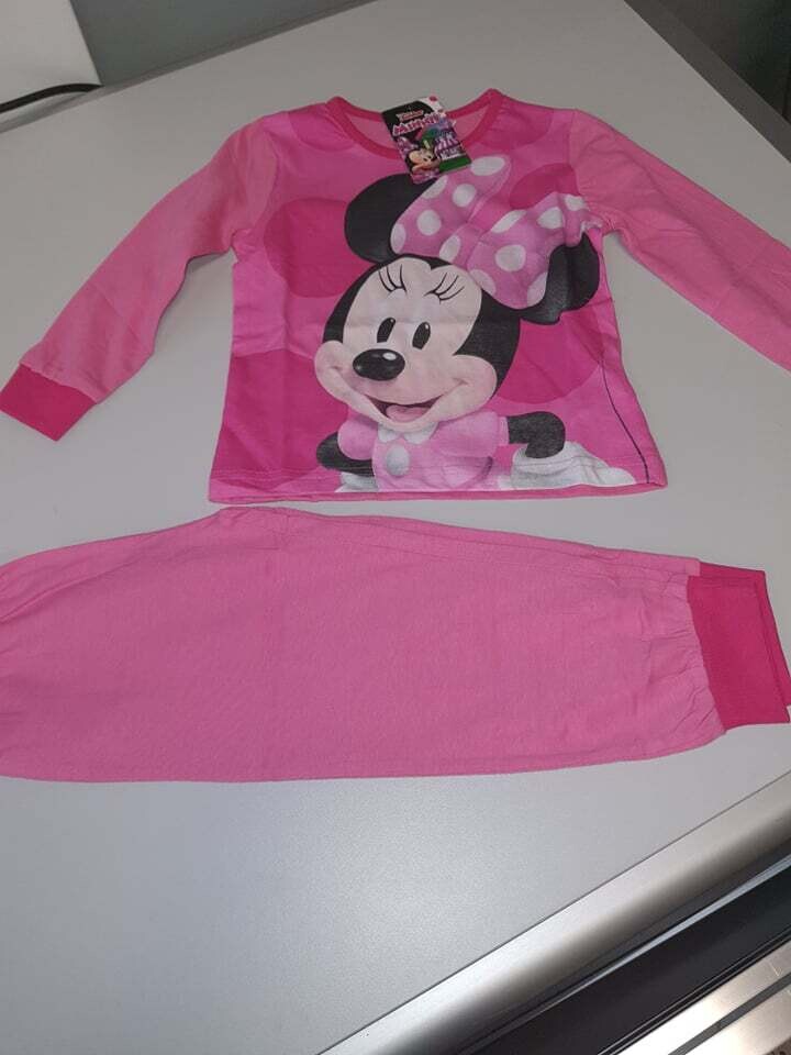 pyjama minnie rose clair 5 ans